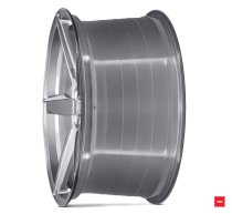 NEW 21 INCH ISPIRI FFR5 ALLOY WHEELS IN FULL BRUSHED CARBON TITANIUM WITH DEEPER CONCAVE 10.5" REARS 5x120