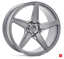 NEW 21 INCH ISPIRI FFR5 ALLOY WHEELS IN FULL BRUSHED CARBON TITANIUM WITH DEEPER CONCAVE 10.5″ REARS 5x120