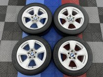 USED 17 INCH GENUINE BMW STYLE 243 ALLOY WHEELS VGC INC TYRES 5x120