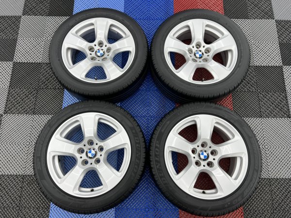 USED 17 INCH GENUINE BMW STYLE 243 ALLOY WHEELS VGC INC TYRES 5x120