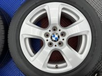 USED 17 INCH GENUINE BMW STYLE 243 ALLOY WHEELS VGC INC TYRES 5x120