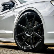 NEW 19 INCH ISPIRI ISR8 ALLOY WHEELS IN CORSA GLOSS BLACK WITH DEEPER CONCAVE 9.5" REAR OPTION 5x112