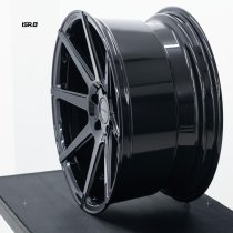 NEW 19 INCH ISPIRI ISR8 ALLOY WHEELS IN CORSA GLOSS BLACK WITH DEEPER CONCAVE 9.5" REAR OPTION 5x112
