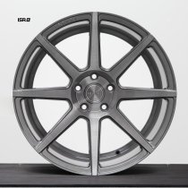 NEW 19 INCH ISPIRI ISR8 ALLOY WHEELS IN CARBON GREY BRUSHED WITH DEEPER CONCAVE 9.5" REAR OPTION 5x112