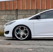 NEW 19 INCH VEEMANN V-FS40 ALLOY WHEELS IN SILVER MACHINED 5x108