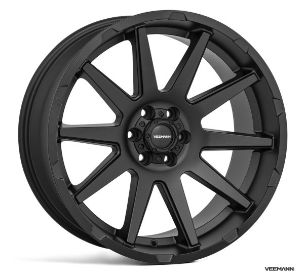 NEW 20 INCH VEEMANN VX10 MULTI SPOKE ALLOY WHEELS IN MATT BLACK, 1135KG LOAD MERCEDES X CLASS NISSAN NAVARA 6x114.3