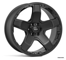 NEW 20 INCH VEEMANN VX5 FIVE SPOKE ALLOY WHEELS IN MATT BLACK, 1135KG LOAD MERCEDES X CLASS NISSAN NAVARA 6x114.3