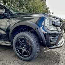 NEW 20 INCH VEEMANN VX25 SIX SPOKE ALLOY WHEELS IN MATT BLACK, 1135KG LOAD MERCEDES X CLASS NISSAN NAVARA 6x114.3