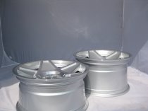 NEW 16 INCH 3SDM 0.05 ALLOY WHEELS IN SILVER WITH POLISHED FACE AND DEEPER CONCAVE 9" REAR OPTION 4x108