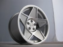 NEW 16 INCH 3SDM 0.05 ALLOY WHEELS IN SILVER WITH POLISHED FACE AND DEEPER CONCAVE 9" REAR OPTION 4x108
