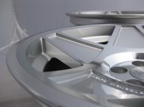 NEW 16 INCH 3SDM 0.05 ALLOY WHEELS IN SILVER WITH POLISHED FACE AND DEEPER CONCAVE 9" REAR OPTION 4x108