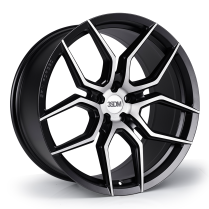 NEW 20 INCH 3SDM 0.50SF FLOW FORMED ALLOY WHEELS IN MATT BLACK WITH BRUSHED FACE AND DEEPER CONCAVE REAR OPTIONS 5x112