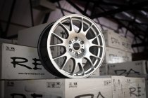 NEW 18 INCH DARE SC MOTORSPORT ALLOY WHEELS IN HYPER SILVER 5x100