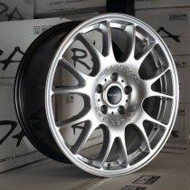 NEW 18 INCH DARE SC MOTORSPORT ALLOY WHEELS IN HYPER SILVER 1000KG LOAD FORD TRANSIT CUSTOM GEN2 / VW TRANSPORTER T7 6x120
