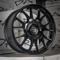 NEW 18 INCH DARE SC ALLOY WHEELS IN GLOSS BLACK LOAD RATED 1000KG FORD TRANSIT CUSTOM 5x160