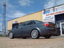 NEW 18 INCH DARE LG2 ALLOY WHEELS IN SILVER WITH FULL POLISHED FACE 5x100