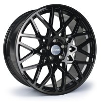 NEW 18 INCH DARE LG2 ALLOY WHEELS IN GLOSS BLACK 5x112