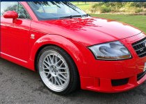 NEW 18 INCH DARE LM ALLOY WHEELS IN SILVER WITH POLISHED DISH 5x100