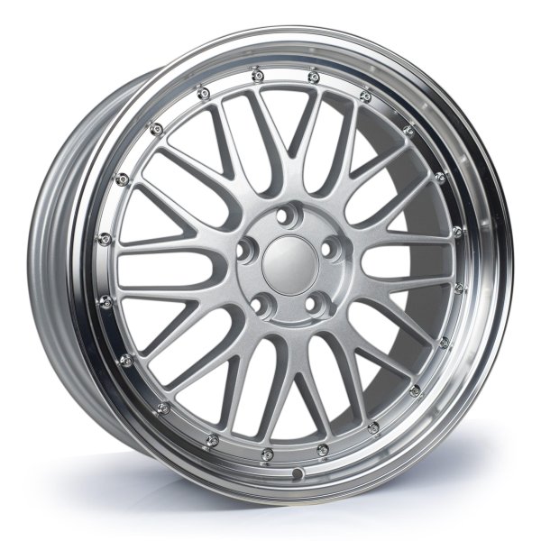 NEW 19 INCH DARE LM ALLOY WHEELS IN SILVER WITH POLISHED DISH ET35 OR ET45 5x112