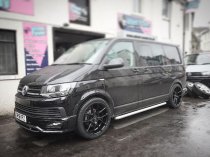NEW 20 INCH RIVER RVR R9 ALLOY WHEELS IN MATT BLACK 5x120