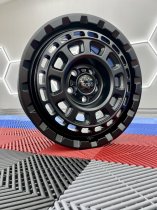 NEW 16 INCH TARGA TG9-HD HEAVY DUTY ALLOY WHEELS IN MATT BLACK 1150KG 5x130