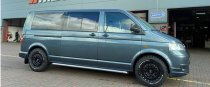 NEW 17 INCH TARGA TG9-HD HEAVY DUTY ALLOY WHEELS IN MATT BLACK 1100KG 5x112