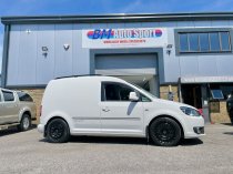 NEW 17 INCH TARGA TG9-HD HEAVY DUTY ALLOY WHEELS IN MATT BLACK 1100KG 5x120
