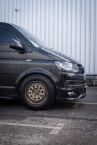 NEW 17 INCH TARGA TG9-HD HEAVY DUTY ALLOY WHEELS IN MATT BRONZE WITH MATT BLACK LIP 1100KG 5x120