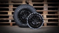 NEW 17 INCH TARGA TG9-HD HEAVY DUTY ALLOY WHEELS IN MATT BLACK 1150KG 6x130