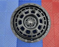 NEW 17 INCH TARGA TG9-HD HEAVY DUTY ALLOY WHEELS IN MATT BLACK 1150KG 6x130