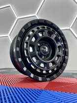 NEW 18 INCH TARGA TG9-HD HEAVY DUTY ALLOY WHEELS IN MATT BLACK 1100KG FORD TRANSIT CUSTOM 5x160