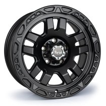 NEW 17 INCH TARGA TG11-HD HEAVY DUTY ALLOY WHEELS IN MATT BLACK 1150KG 5x120