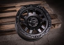 NEW 17 INCH TARGA TG11-HD HEAVY DUTY ALLOY WHEELS IN MATT BLACK 1150KG 5x120