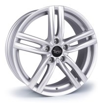 NEW 19 INCH TARGA TG4 ALLOY WHEELS IN SPARKLE SILVER 5x112