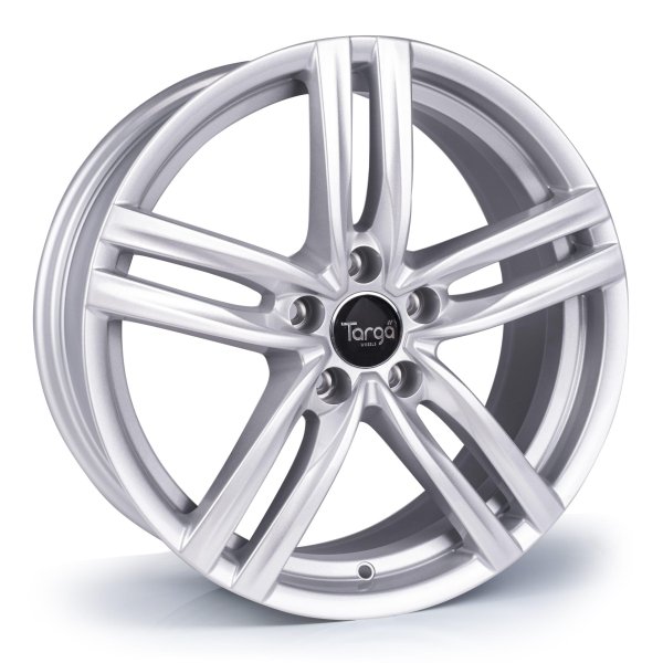 NEW 19 INCH TARGA TG4 ALLOY WHEELS IN SPARKLE SILVER 5x112