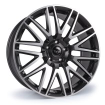 NEW 22 INCH TARGA TG7 ALLOY WHEELS IN MATT BLACK MACHINED FACE 9.5″ ALL ROUND 5x112