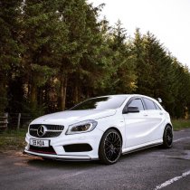NEW 19 INCH TARGA TG2 ALLOY WHEELS IN GLOSS BLACK WITH MACHINED LIP AND WIDER 9.5J REAR OPTION 5x112