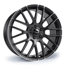 NEW 19 INCH TARGA TG2 ALLOY WHEELS IN MATT BLACK WITH MACHINED LIP 5x120