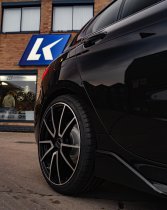 NEW 18 INCH ROMAC AIR ALLOY WHEELS IN GLOSS BLACK WITH POLISHED FACE 5x108