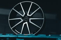 NEW 19 INCH ROMAC AIR ALLOY WHEELS IN GLOSS BLACK WITH POLISHED FACE 5x108