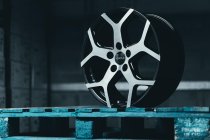 NEW 16 INCH ROMAC COBRA ALLOY WHEELS IN GLOSS BLACK WITH POLISHED FACE 950KG VW TRANSPORTER T5 T6 5x120