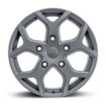 NEW 16 INCH ROMAC COBRA ALLOY WHEELS IN MATT CARBON 950KG FORD TRANSIT CUSTOM 5x160