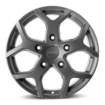 NEW 16 INCH ROMAC COBRA ALLOY WHEELS IN GLOSS GREY 950KG FORD TRANSIT CUSTOM 5x160