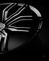 NEW 22 INCH ROMAC CATALINA ALLOY WHEELS IN GLOSS BLACK 9.5" ALL ROUND 5x112