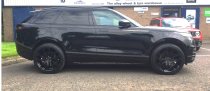 NEW 22 INCH ROMAC CATALINA ALLOY WHEELS IN GLOSS BLACK 9.5" ALL ROUND 5x112