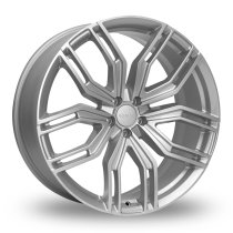 NEW 22 INCH ROMAC CATALINA ALLOY WHEELS IN SILVER 9.5″ 5x120