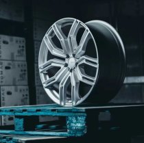 NEW 22 INCH ROMAC CATALINA ALLOY WHEELS IN SILVER 9.5" 5x120