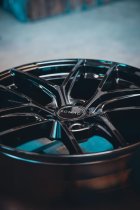 NEW 17 INCH ROMAC DIABLO ALLOY WHEELS IN GLOSS BLACK 5x112
