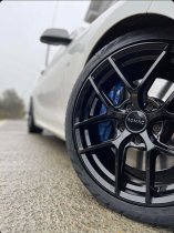 NEW 17 INCH ROMAC DIABLO ALLOY WHEELS IN GLOSS BLACK 5x112