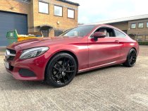 NEW 17 INCH ROMAC DIABLO ALLOY WHEELS IN GLOSS BLACK 5x112